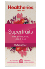 Healtheries Superfruits With Blackcurrant Acai & Goji Tea Bags 20pk