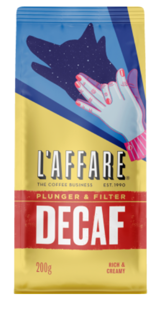 L'affare Decaf Plunger & Filter Coffee 200g