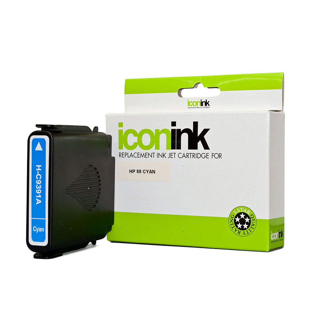 Icon Compatible HP 88 Cyan High Capacity Ink Cartridge (C9391A)