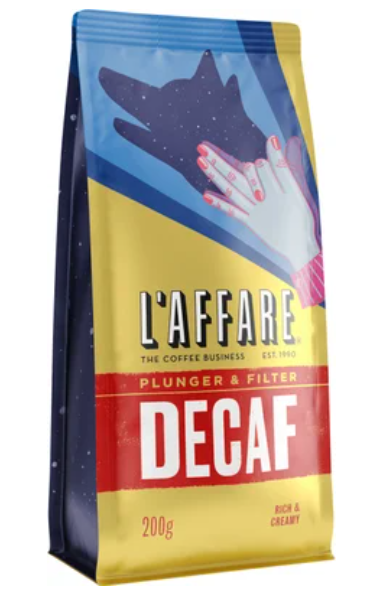 L'affare Decaf Plunger & Filter Coffee 200g