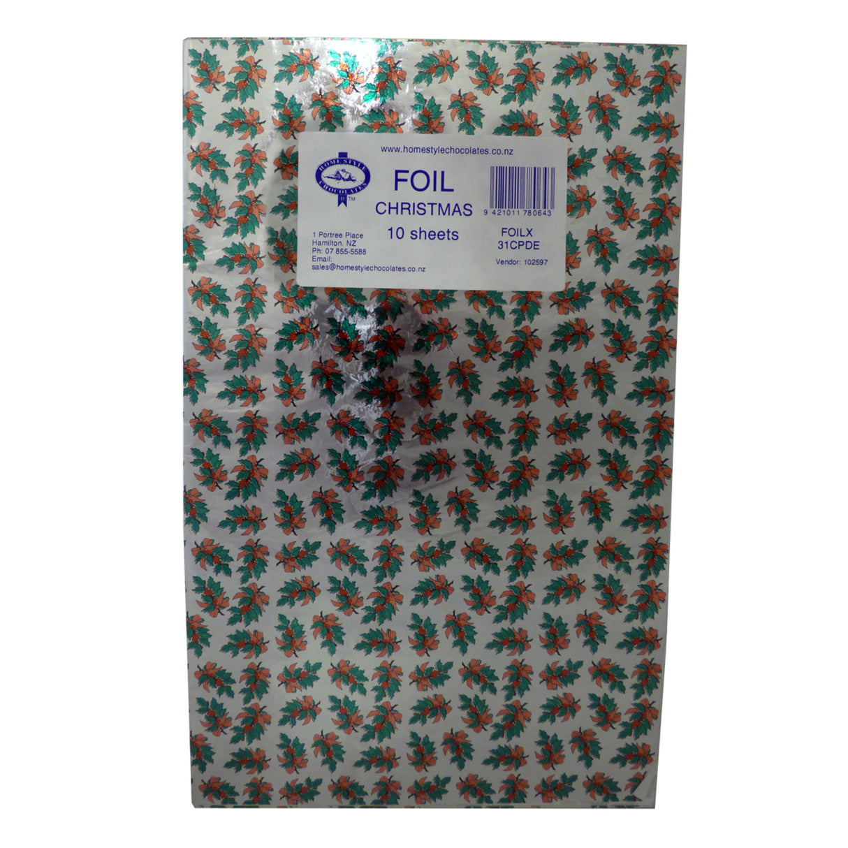 Confectionary Foil - Christmas 10 Pack