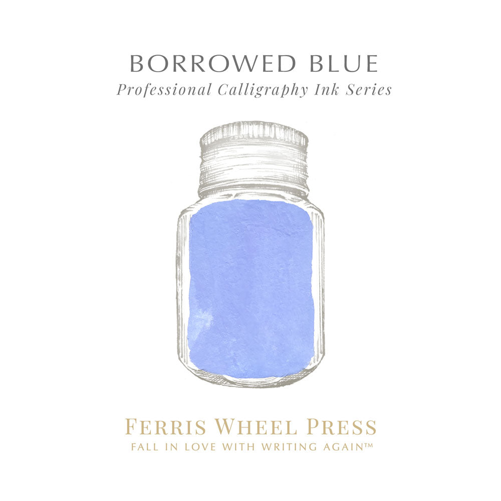 Ferris Wheel Press Calligraphy Ink Borrowed Blue 28ml