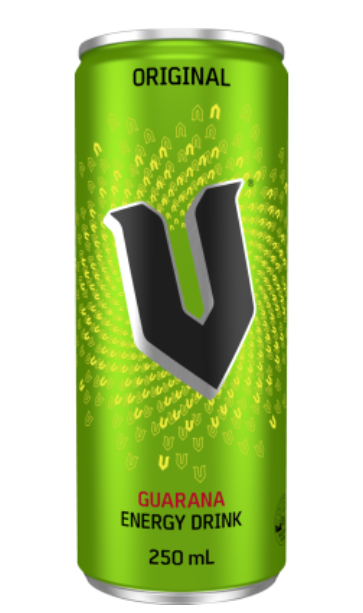 V Original Guarana Energy Drink 250ml