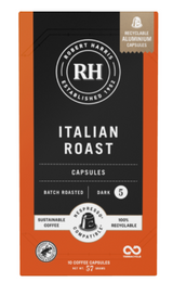 Robert Harris Italian Roast Coffee Capsules 10pk