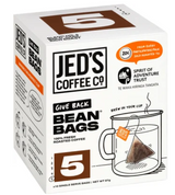 Jed's Coffee Co. #5 Extra Strong Strength Coffee Bean Bags 10pk