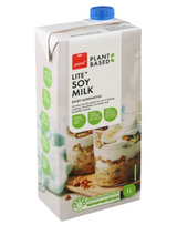 Pams Plant Based Lite Soy Milk 1l