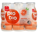 Pams Orange Pro Bio Cultured Dairy Drink 6pk