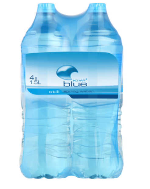 Kiwi Blue Still Spring Water 4pk