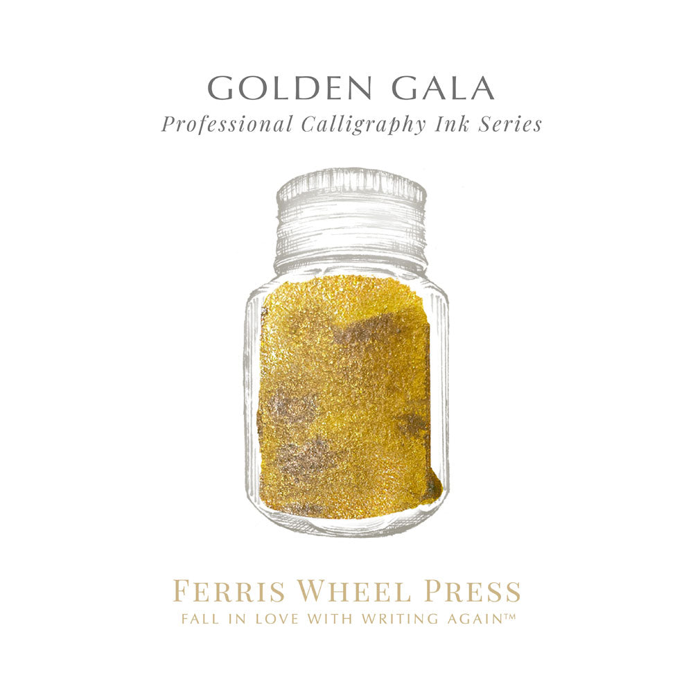 Ferris Wheel Press Calligraphy Ink Golden Gala 28ml