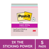 Post-it Rec Super Sticky Notes 654-5SSNRP 76x76mm Wanderlust (Bali), Pack of 5