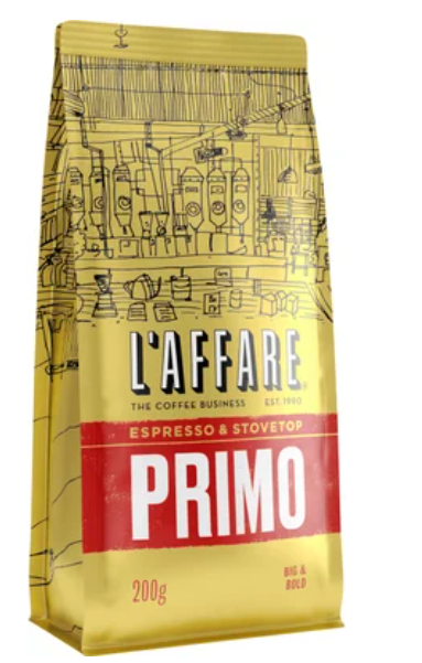 L'affare Primo Espresso & Stovetop Coffee 200g