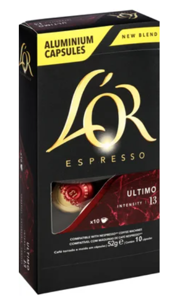 L'OR Espresso Ultimo Intensity 13 Coffee Capsules 10pk