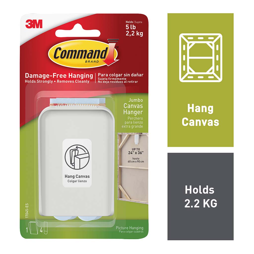 Command Canvas Hanger 17045 Jumbo