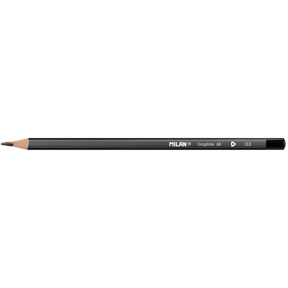 Milan Graphite Pencils 6B Pack 12