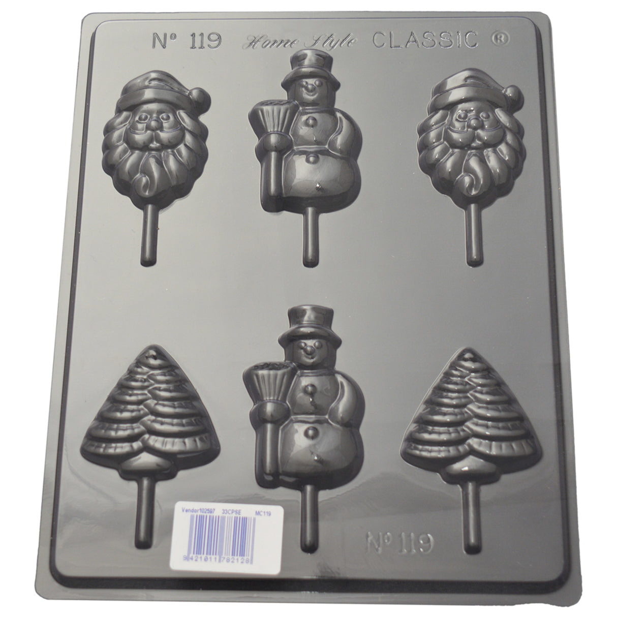 Christmas On Sticks Mould (0.6mm)