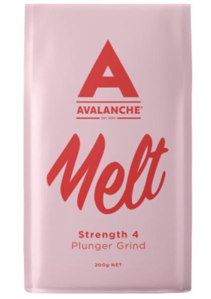 Avalanche Melt Strength 4 Plunger Grind Coffee 200g