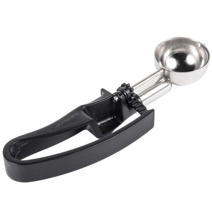 1.13-ounce disher with black squeeze handle