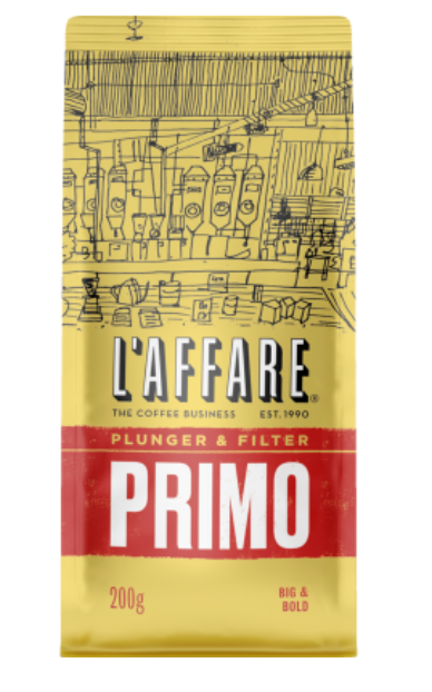 L'affare Primo Plunger & Filter Coffee 200g