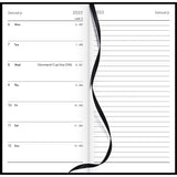 Collins CW7 Notes Diary Black Even Year