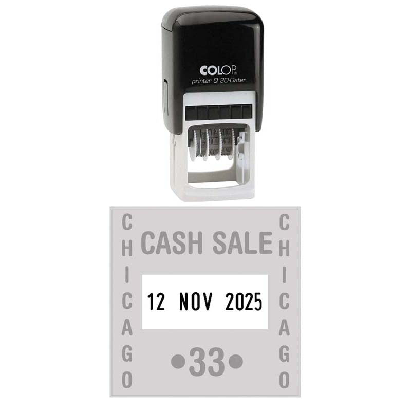 Colop Stamp Dater Q30 30x30mm - Cafe Supply