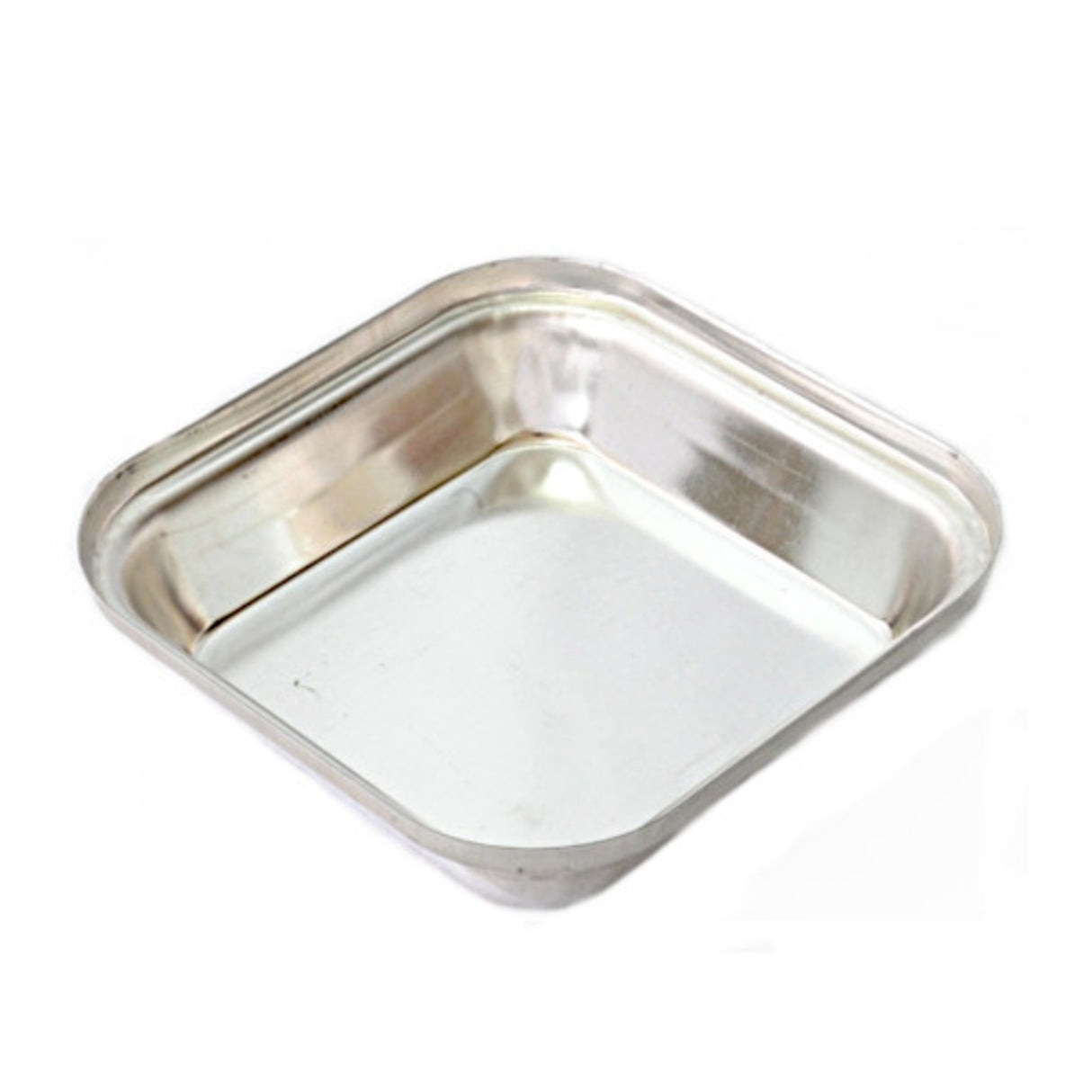 Single Pie Tin, Square 108x27mm Tin Plated