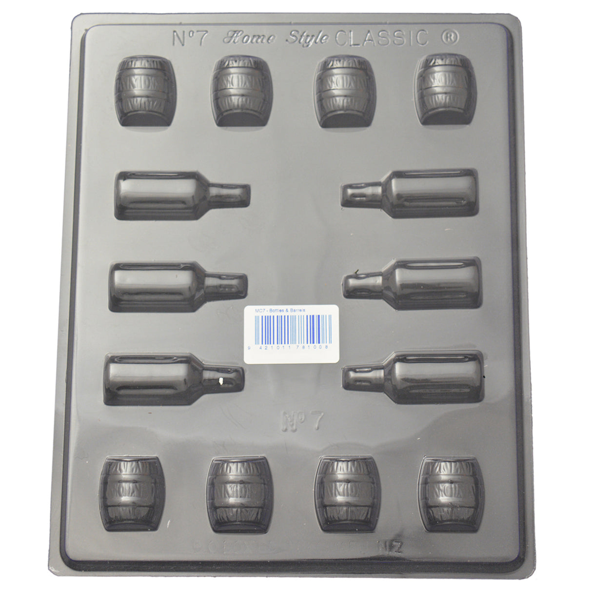 Bottles & Barrels Mould (0.6mm)