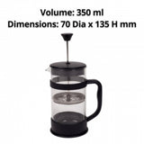 Connoisseur Plastic Coffee Plunger 3 Cup