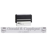 Colop Stamp Printer 15 Oblong Black Pad 10x69mm - Cafe Supply