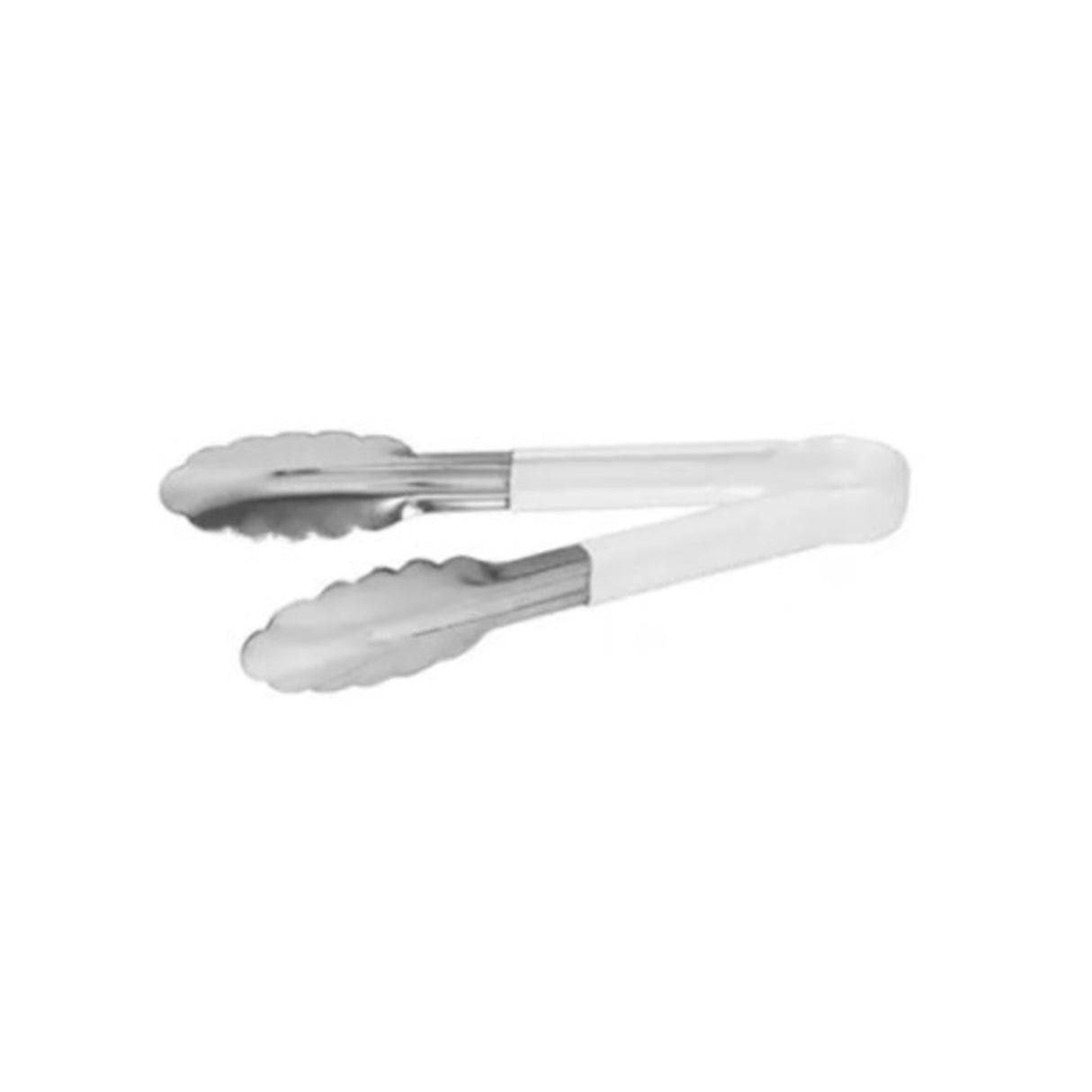 30cm Stainless Steel Tong, White Handle