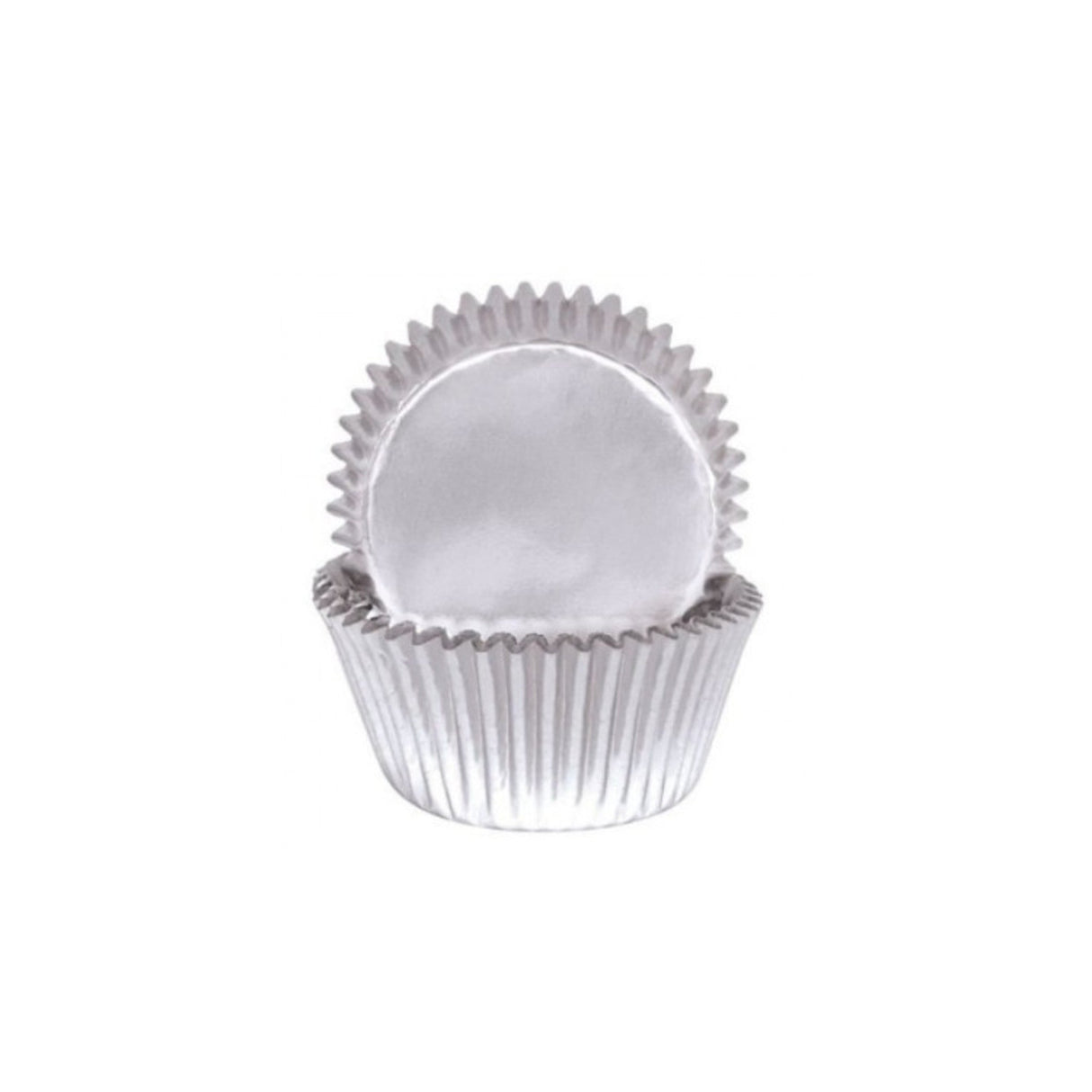 Foil Silver Baking Cups 55x35mm (500)