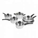 16cm S/S Saucepan with Glass Lid