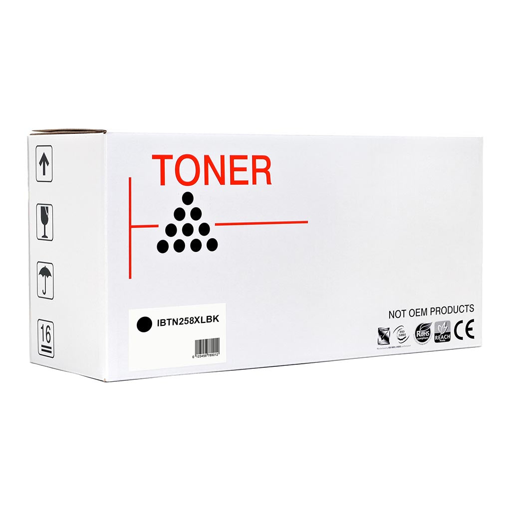 Icon Compatible Brother TN258XL Black Toner Cartridge