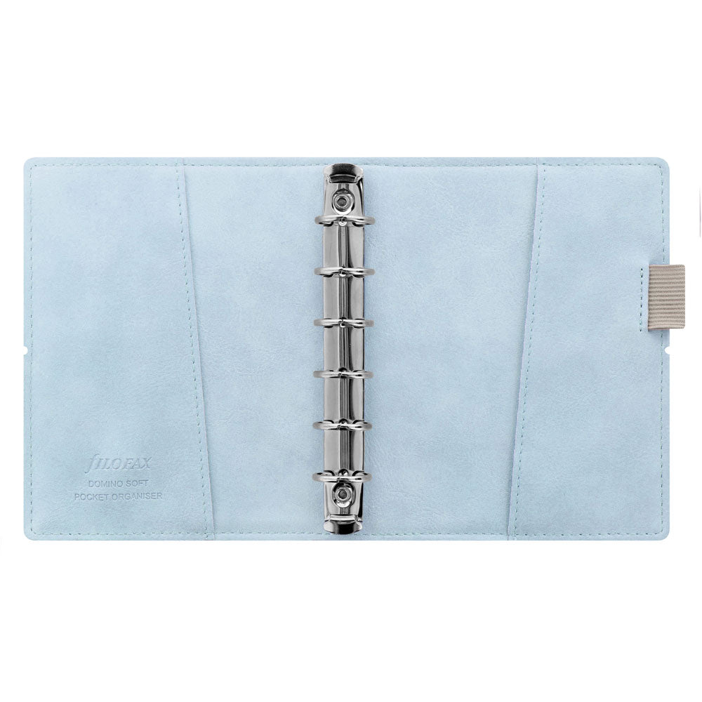 Filofax Organiser Domino Soft Pocket Pale Blue - Cafe Supply