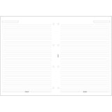 Filofax A4 White Lined Notepad Refill - Cafe Supply