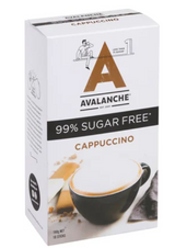 Avalanche 99% Sugar Free Cappuccino Coffee Sticks 10 x 16g