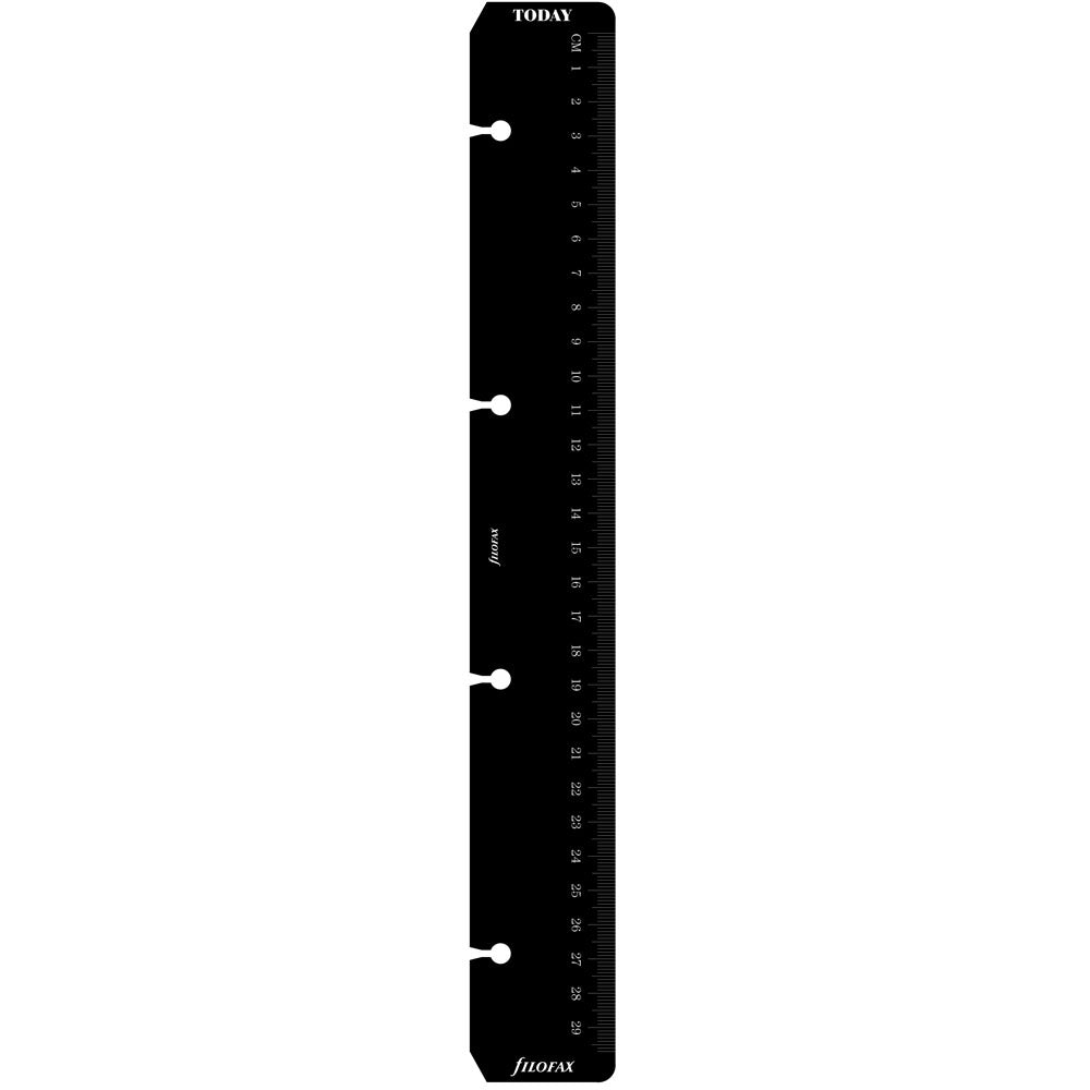 Filofax A4 Ruler/Page Marker Black