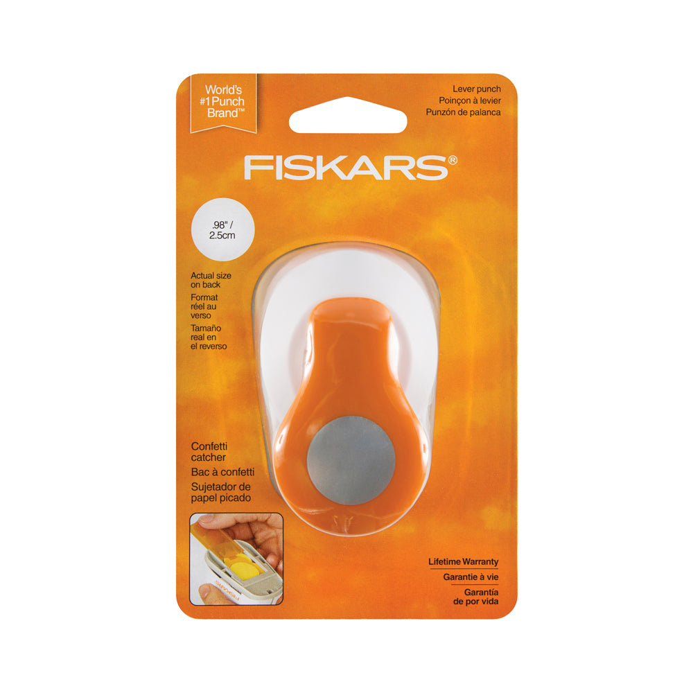 Fiskars Punch Lever 1 inch Circle - Cafe Supply