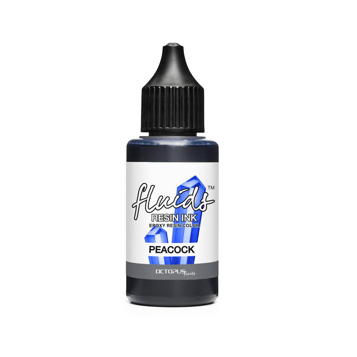 Octopus Fluids Resin Ink Peacock Blue 30ml