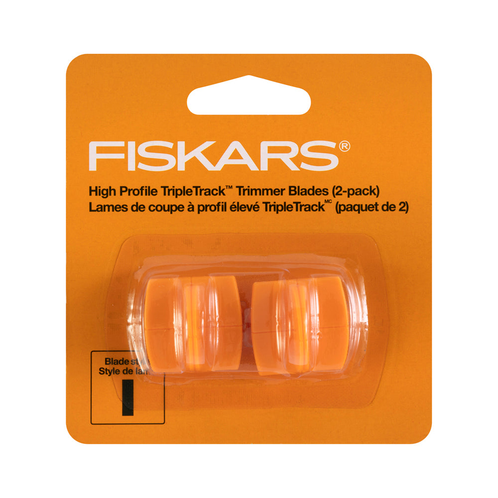 Fiskars Blade Hi-Profile T/Track Trimmers Pack 2 - Cafe Supply