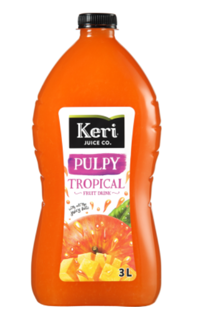 Keri Pulpy Tropical Fruit Drink 3l