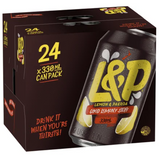 L&P Soft Drink Cans 24pk