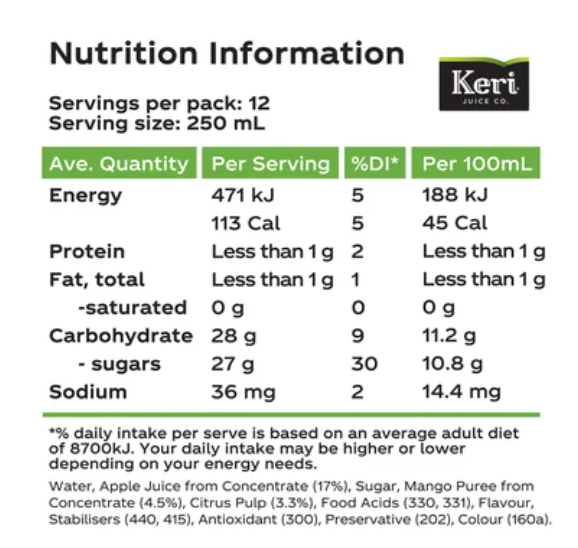 Keri Pulpy Tropical Fruit Drink 3l