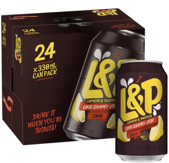 L&P Soft Drink Cans 24pk