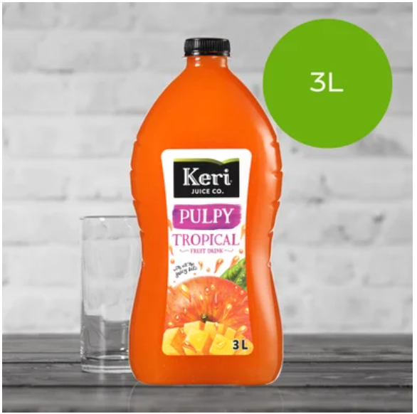 Keri Pulpy Tropical Fruit Drink 3l