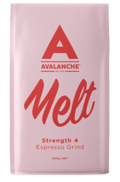 Avalanche Melt Strength 4 Espresso Grind Coffee 200g