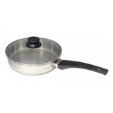 24cm S/S Frying Pan with Glass Lid