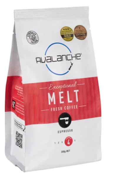 Avalanche Melt Strength 4 Espresso Grind Coffee 200g