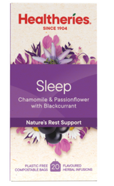 Healtheries Sleep Chamomile & Passionflower With Blackcurrant Tea Bags 20pk