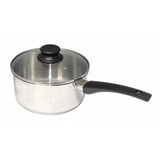 20cm S/S Saucepan with Glass Lid