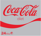 Diet Coca-Cola Soft Drink Cans 24pk